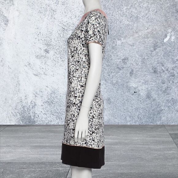 Giles Print Dress With Glitter Faux Collar & Details - Picture 3 of 6